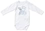 NAME IT Baby - Jungen Body 13083010 - PABLO NB LS BODY 512, Gr. 56, Wei� (BRIGHT WHITE)