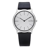 Skagen Men's 858XLSLC Skagen Denmark Super Slim Chrome & Black Watch