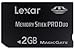 Electronics : Lexar 2GB Premium Memory Stick PRO Duo