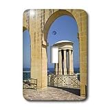 VWPics Mexico - Siege bell monument, World War II Memorial, Lower Barracca Gardens, Valletta, Malta - Light Switch Covers - single toggle switch