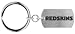 Stainless Steel NFL Football Washington Redskins Keychain