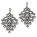 Sterling Silver Moroccan Style Chandelier Earrings Part 32mm