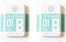 Aloy Car Cradle (Holder) &amp; Air Freshener's Refill Capsule - Citrus Woody Fragrance, 2 Capsule in 1 Product