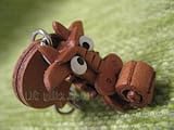 IMAGE OF * DRAGON * Mini Japanese Zodiac 3D Animal Cell Phone Charms VANCA Craft Petit Mascot Leather