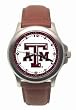 Texas A&M Aggies Mens Rookie League Leather Strap Watch