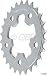 RaceFace 26t 74mm Steel Ring Silver