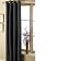 Kitchen & Housewares : New Eyelet Door Curtain Black , keep out winter drafts 57"W X 89"D
