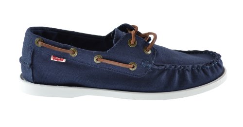 Levis Parker Men's Exclusive Boat Shoes Navy Blue 516225-09u