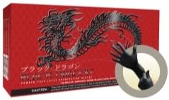 Microflex Large Black 9 1/2" Black Dragon Latex