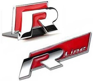 R Racing Front Grille + Back Rline R Line Red Back