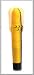 Yellow Silicone Spinners 8 Inch Waterproof Massager With EZ Touch Push Button Control