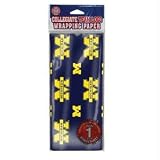 Michigan Wolverines NCAA Flat Gift Wrap (20x30 Sheets)
