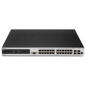D-Link xStack Managed 24-Port Gigabit L2 Switch, 4 Combo SFP, 3 10-Gig Slots