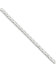 2.5mm, Sterling Silver, Spiga Chain, 18 inch