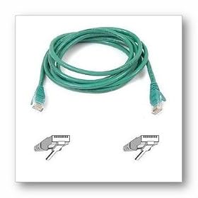 Belkin A3L791-30-GRN 30-Feet RJ45 CAT 5E Patch Cable (Green) by Belkin