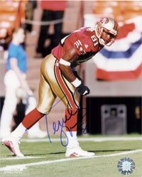 Owens, Terrell (San Francisco 49ers) Autographed/Hand Signed 8x10 Photo