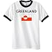 Greenland Map T Ringer T-Shirt