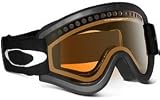 Oakley E FRAME Black/Persimmon Snow Goggles (Black,Persimmon)
