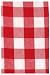 Durable Hand Woven 100% Cotton Picnic Check Red Dishtowel 18" X 28" Set / 6