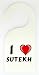 Personalized door hanger sign with text: Sutekh (first name/surname/nickname)