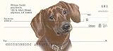 Dachshund Dog Personal Checks