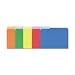 Pendaflex 421013ASST Pendaflex Interior File Folders, 1/3 Cut, Top Tab, Ltr, Bright Assort, 100/Box