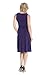 Rekucci Women's Slimming Sleeveless Fit-and-Flare Tummy Control Dress