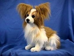 Papillon Dog Plush Toy 16" H