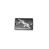 Honda CBR 600RR 1000RR BLACK BILLET FLUID RESERVOIR CAP LOGO ENGRAVED 