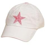 NFL DALLAS COWBOYS WHITE PINK WOMENS LADIES HAT CAP