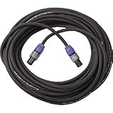 Pro Co 12 AWG Speaker Cable Speakon to Speakon S12NN-25, 12 Gauge Speaker Cable 25'