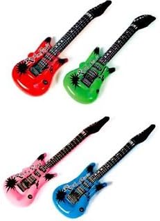 Karaoke Rock Party Pack for 12 - Inflatable Guitars, Inflatable Microphones, Rock Trophies and a Bonus Bag !