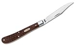 W.R. Case Sons Cutlery Trapper Slimline Bh Synthetic Brown Clip Blade 10.48cm Closed