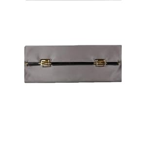Fendi Handbags Light Grey Satin Clutch 8BP032