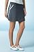 Miniskirts | White Miniskirts - PIPED COTTON MINI-SKIRT 14":ORE/WHITE (Size 6 / EUR38)
