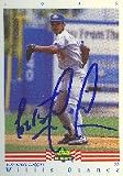 Willis Otanez, Vero Beach Dodgers - Dodgers Affiliate, 1992 Classic Best Autographed Card