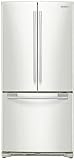 Samsung 18 Cu Ft French Door Counter Depth Refrigerator with Twin Cooling System,White Pearl: RF197ABWP