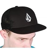 Casquette trucker visiére plate Volcom - Full Stone Cheese - Noir