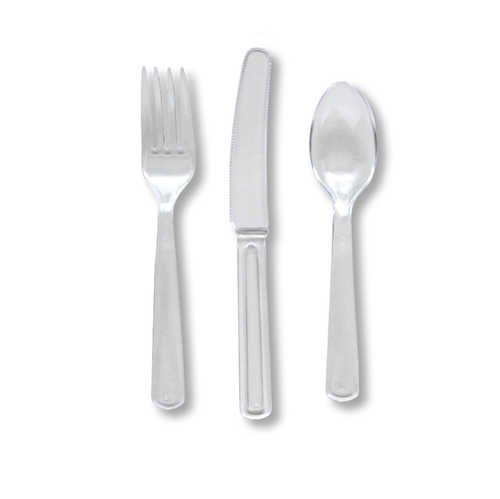 Clear Cutlery (Hd) Cutlery (6pks Case)