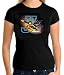 Search : Justice League HEROES UNITED Juniors Size Fitted Girly Black T-shirt Tee Shirt