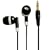 LUPO BLACK EARPHONES For IPOD VIDEO, NANO, SHUFFLE, TOUCH And All Other MP3/4 Players