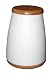 Totally Bamboo Large Canister, Ceramic with Bamboo Accents
