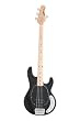 Ernie Ball Music Man Stingray 4 Bass, Black, Single Humbucker, Maple Board