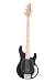 Ernie Ball Music Man Stingray 4 Bass, Black, Single Humbucker, Maple Board