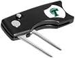 Tulane Green Wave Spring Action Divot Tool W/ Ball Marker - NCAA College Athletics
