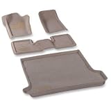 Nifty 644337 Catch-All Premium Gray Carpet Front, 2nd Seat and Rear Cargo Floor Mats - Set of 4