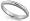 14K White Gold Milgrain Comfort-Fit Wedding Band, 3mm Wide