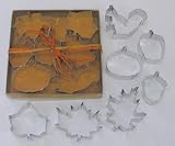 R & M Autumn Leaf 7 Piece Cookie Cutter Set