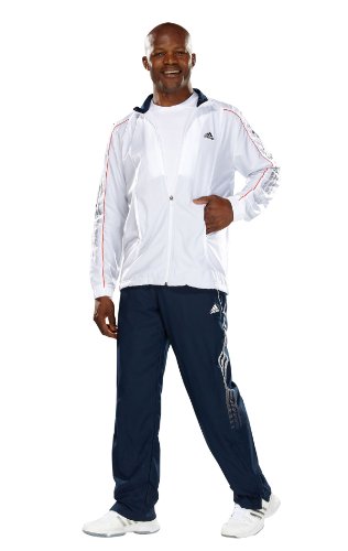 Adidas Herren Tracksuit Jacke Response, white/collegiate navy, M, HAX1324 Preisvergleich