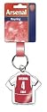 OFFICIAL ARSENAL FC ACRYLIC  ARSENAL 4 EVER KEYRING